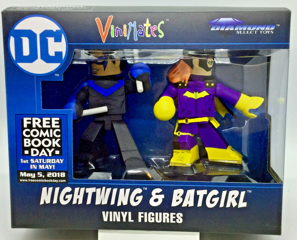 DC Nightwing and Batgirl Vinimate 2 pack 2018 Diamond Select Toys LLC