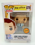 Jim Halpert Pop #870 The Office Chase Limited Edition Funko Pop 2019 Protector