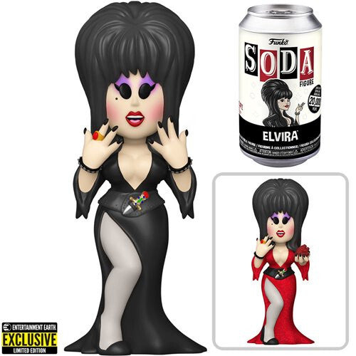 Elvira Funko Vinyl Soda Figure EE Exclusive Chance of Chase