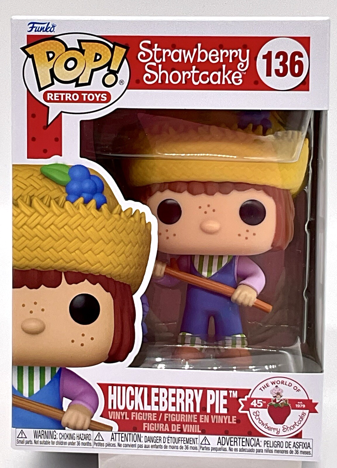 Strawberry Shortcake Huckleberry Pie Pop #136 Funko Pop Retro Toys 2024