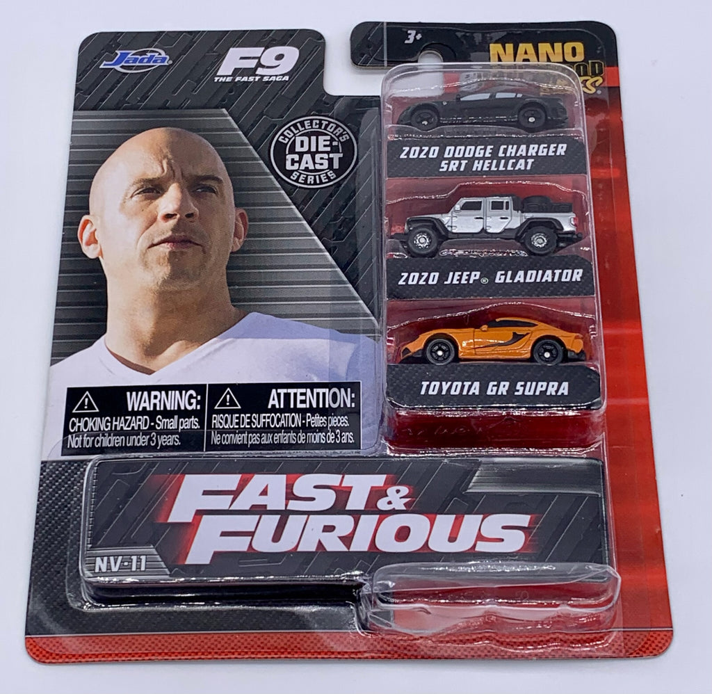 Nano Hollywood Rides Fast & Furious F9 The Fast Saga 3 piece Die Cast Set