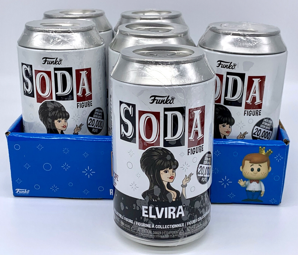 Elvira Funko Vinyl Soda Figure EE Exclusive Chance of Chase