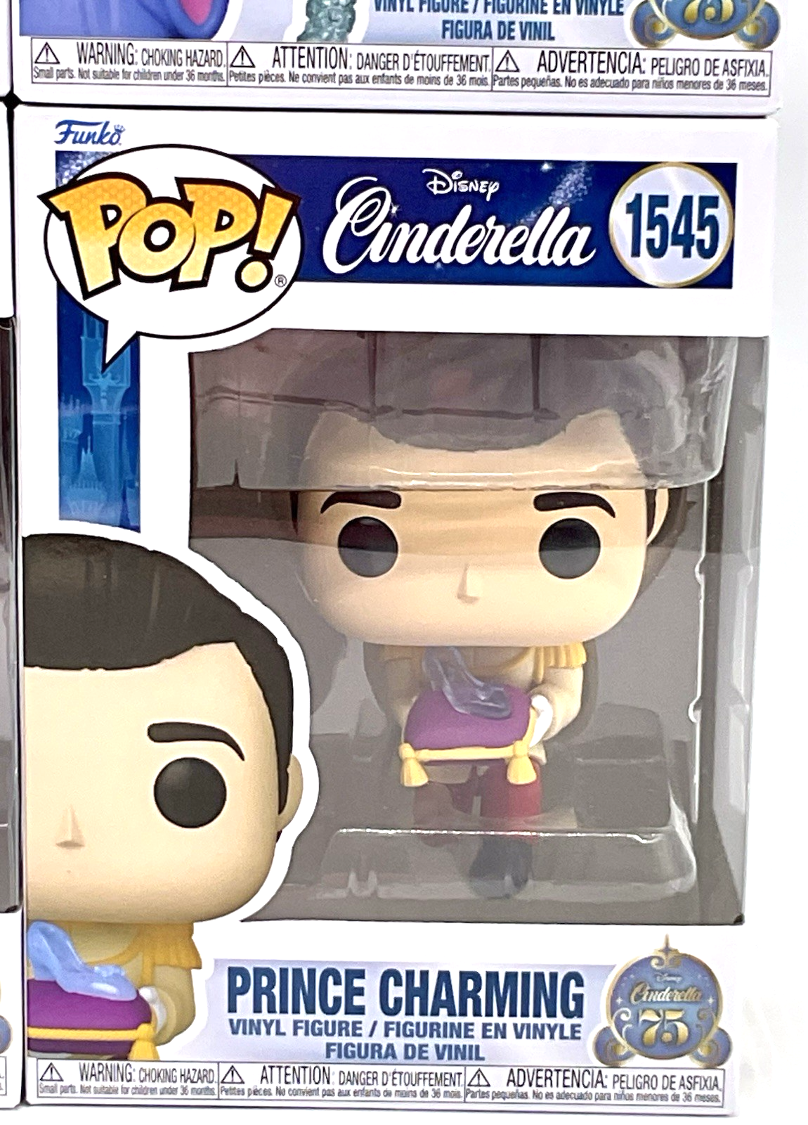 Cinderella 4 Piece Funko Pop Set - Disney Fairy Godmother, Jaq + Gus Gus, Prince
