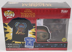 Black Panther Wakanda Forever Funko Pop + Tee Size Large Marvel Iron Heart Glows