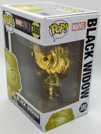 Black Widow #380 Gold Chrome Marvel Studio's 10th Anniversary Funko minor damage