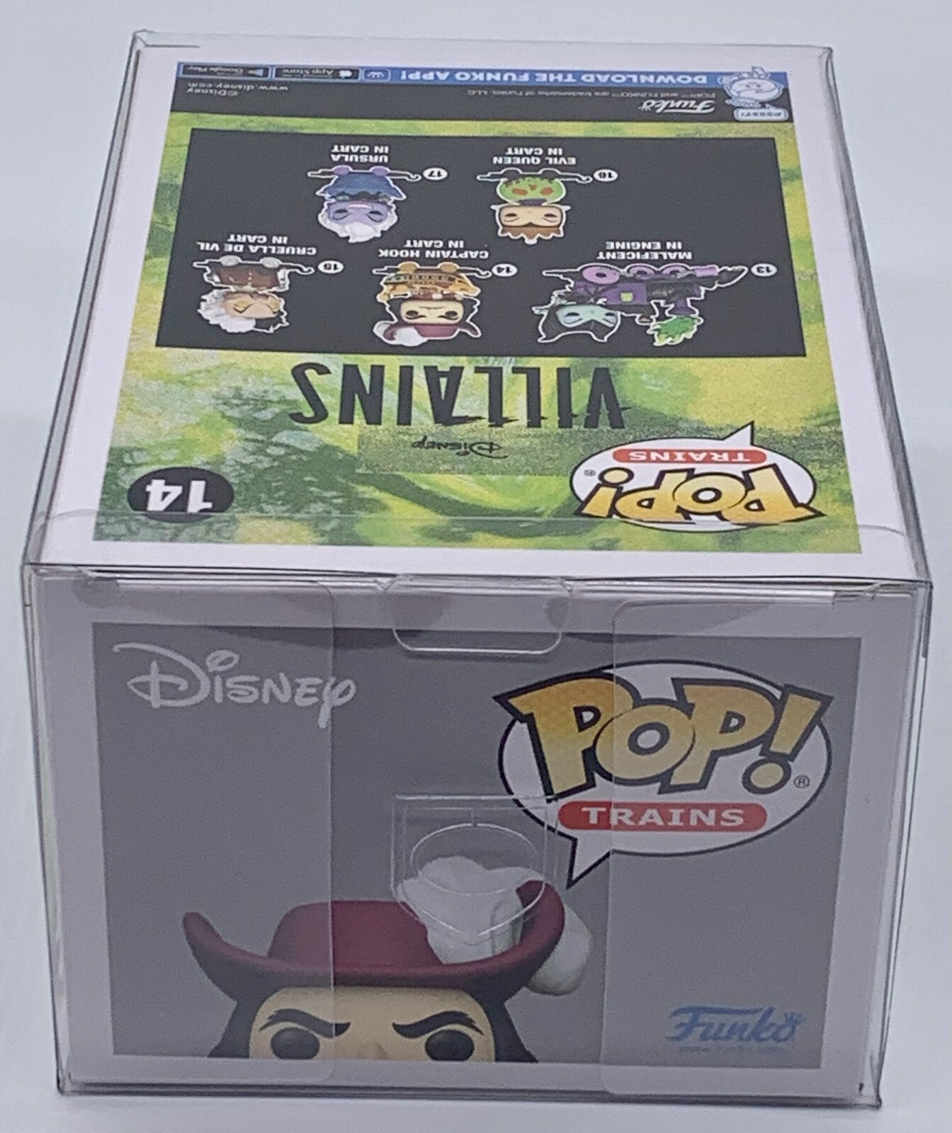 Captain Hook in Cart Pop #14 Disney Villains Funko Exclusive Pop 2022 Protector