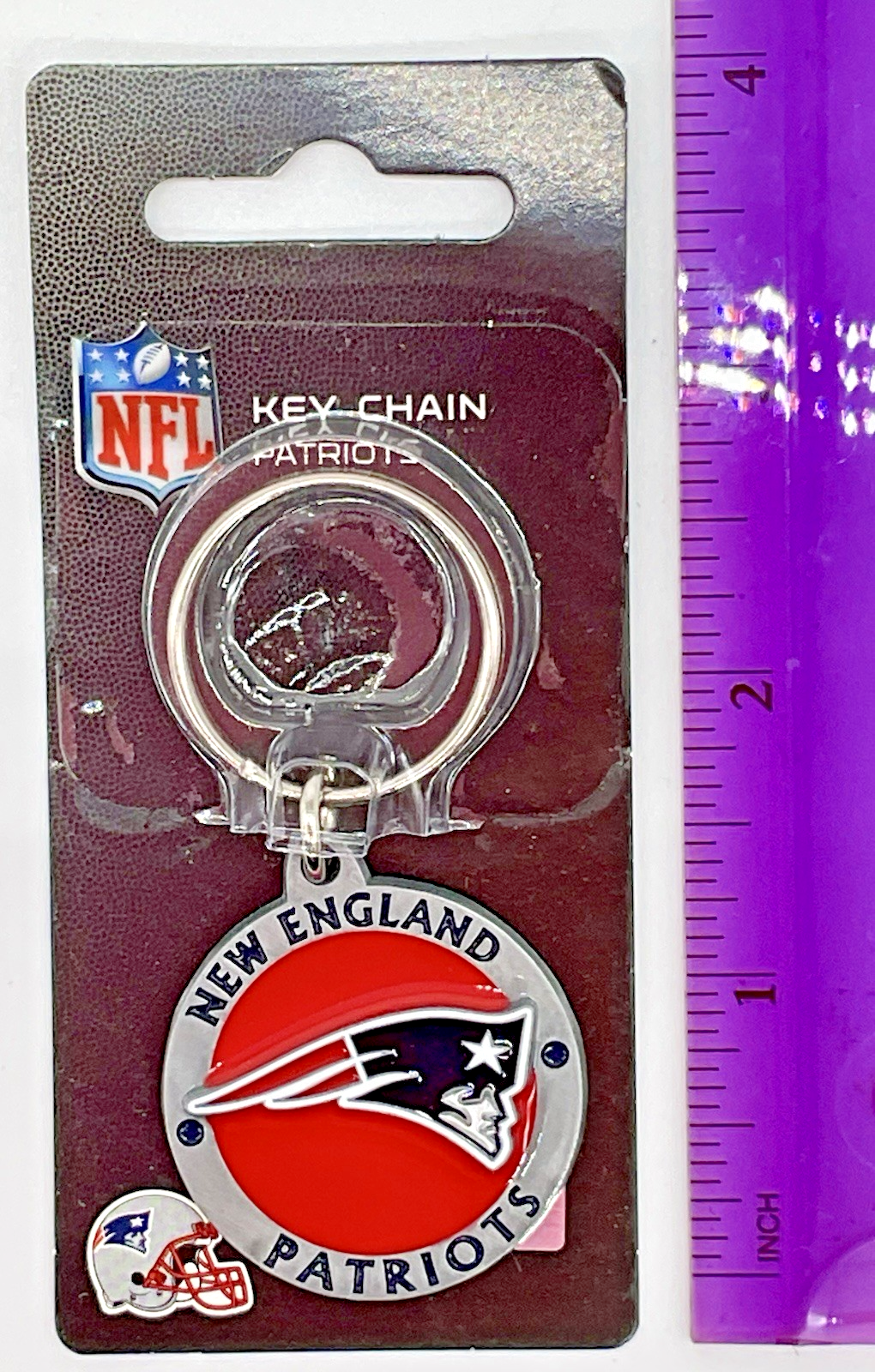NFL New England Patriots Key Chain Metal - NFL Logo Key Chain
