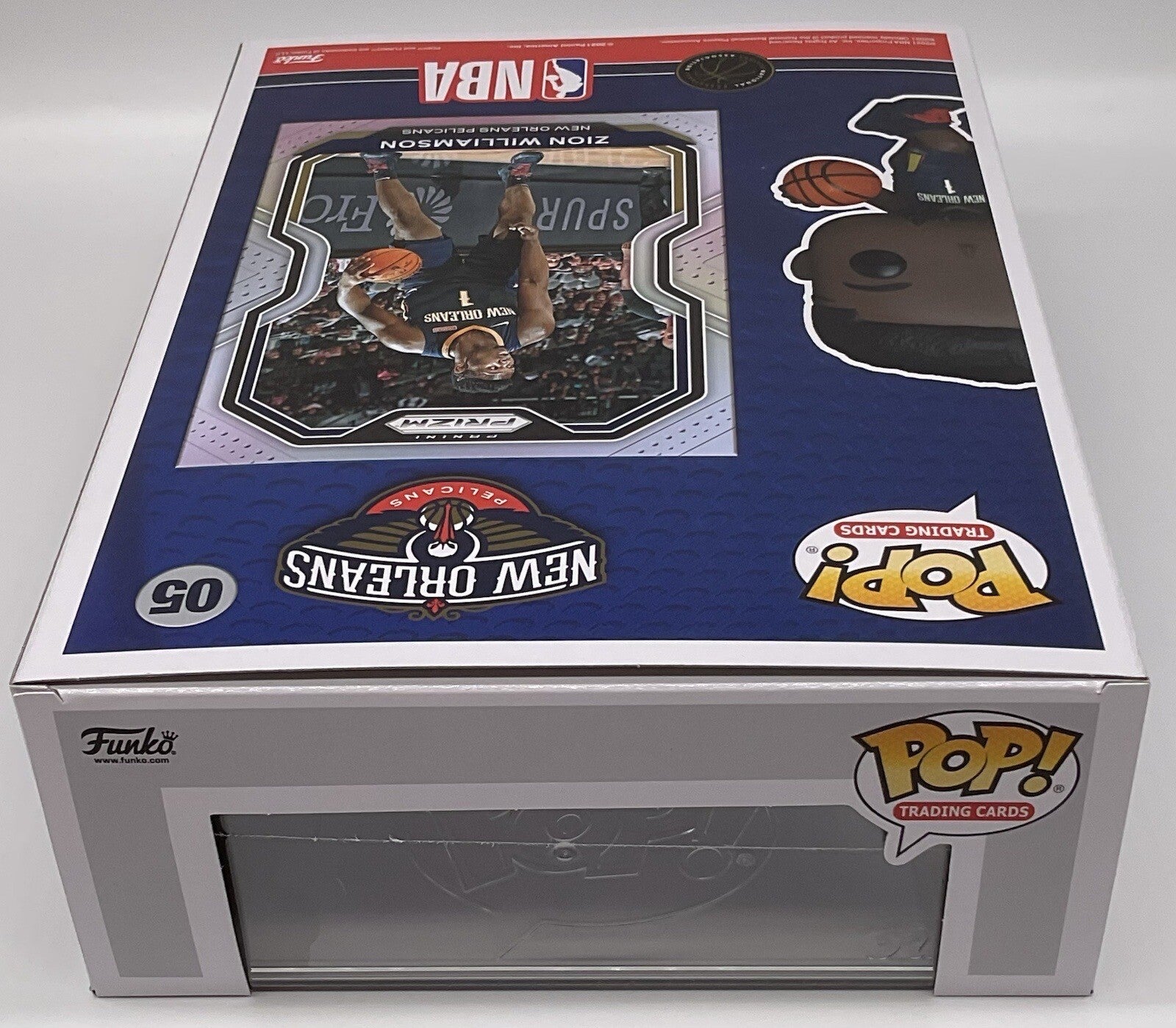 Zion Williamson Pop Trading Card Figure #05 Funko NBA 2022 NBA