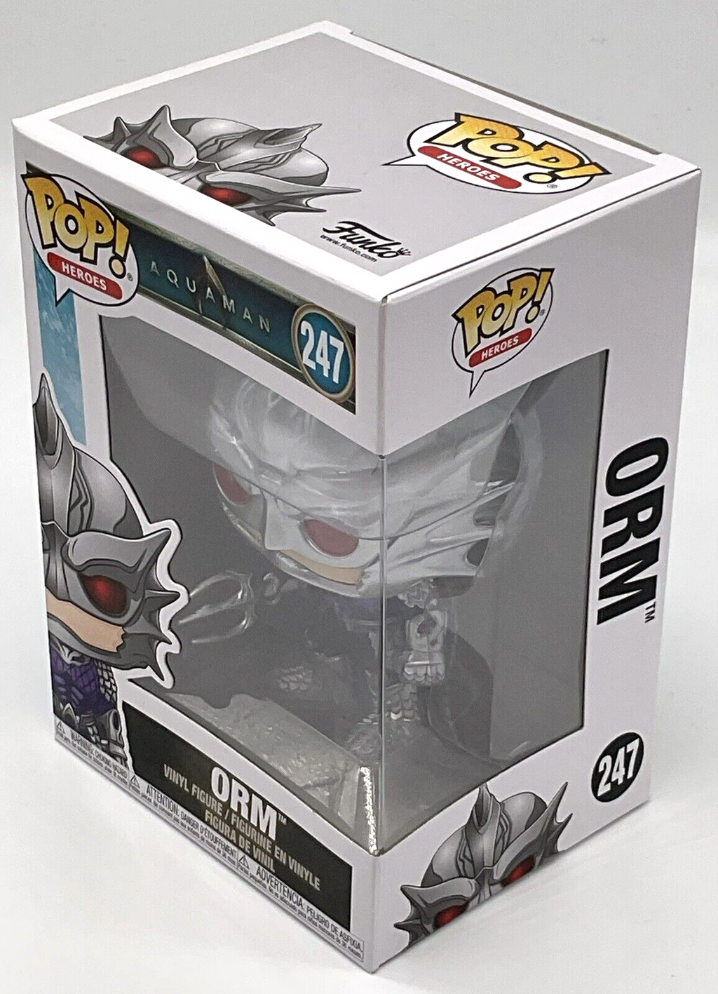 Orm Pop #247 Aquaman Funko Pop Heroes 2018 Vaulted DC Comics