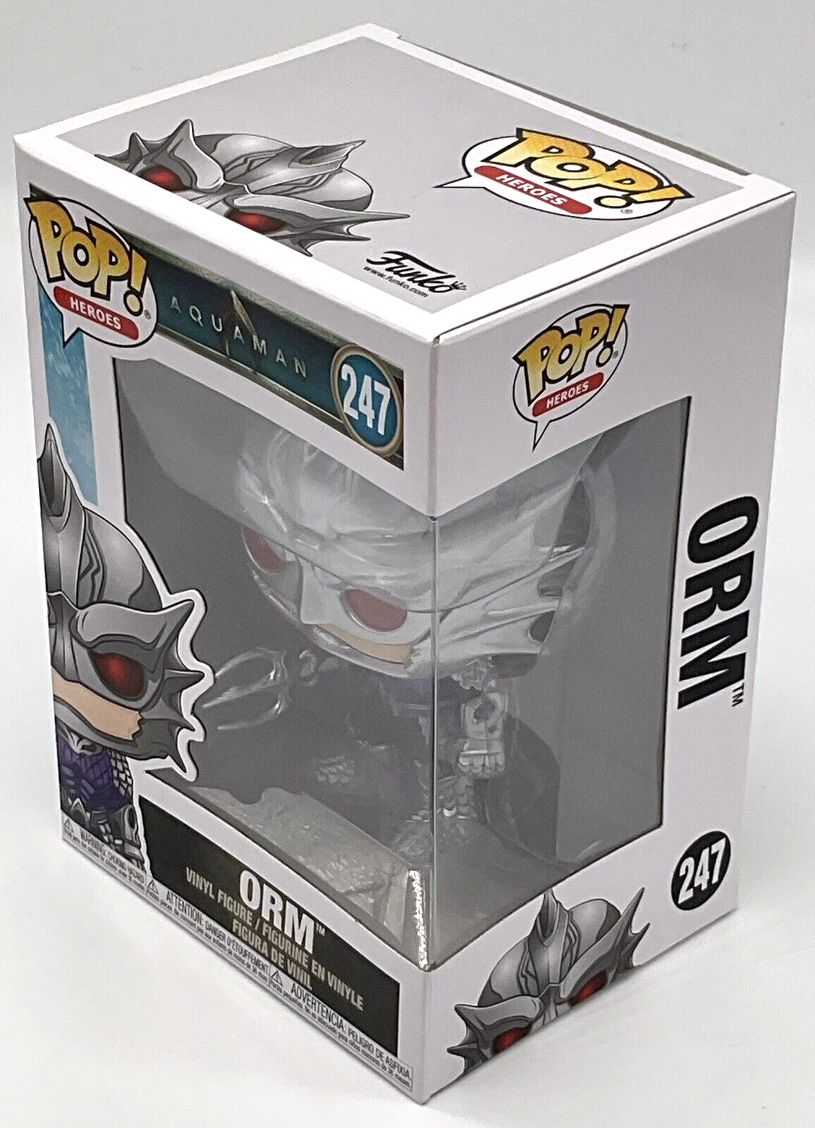 Orm Pop #247 Aquaman Funko Pop Heroes 2018 Vaulted DC Comics