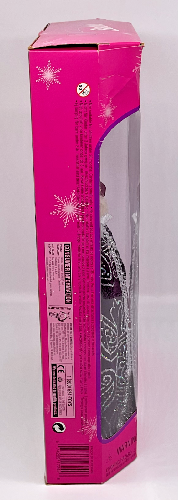 Barbie Doll Winter Fantasy 1996 Mattel Special Edition NIB Box has Minor Damage