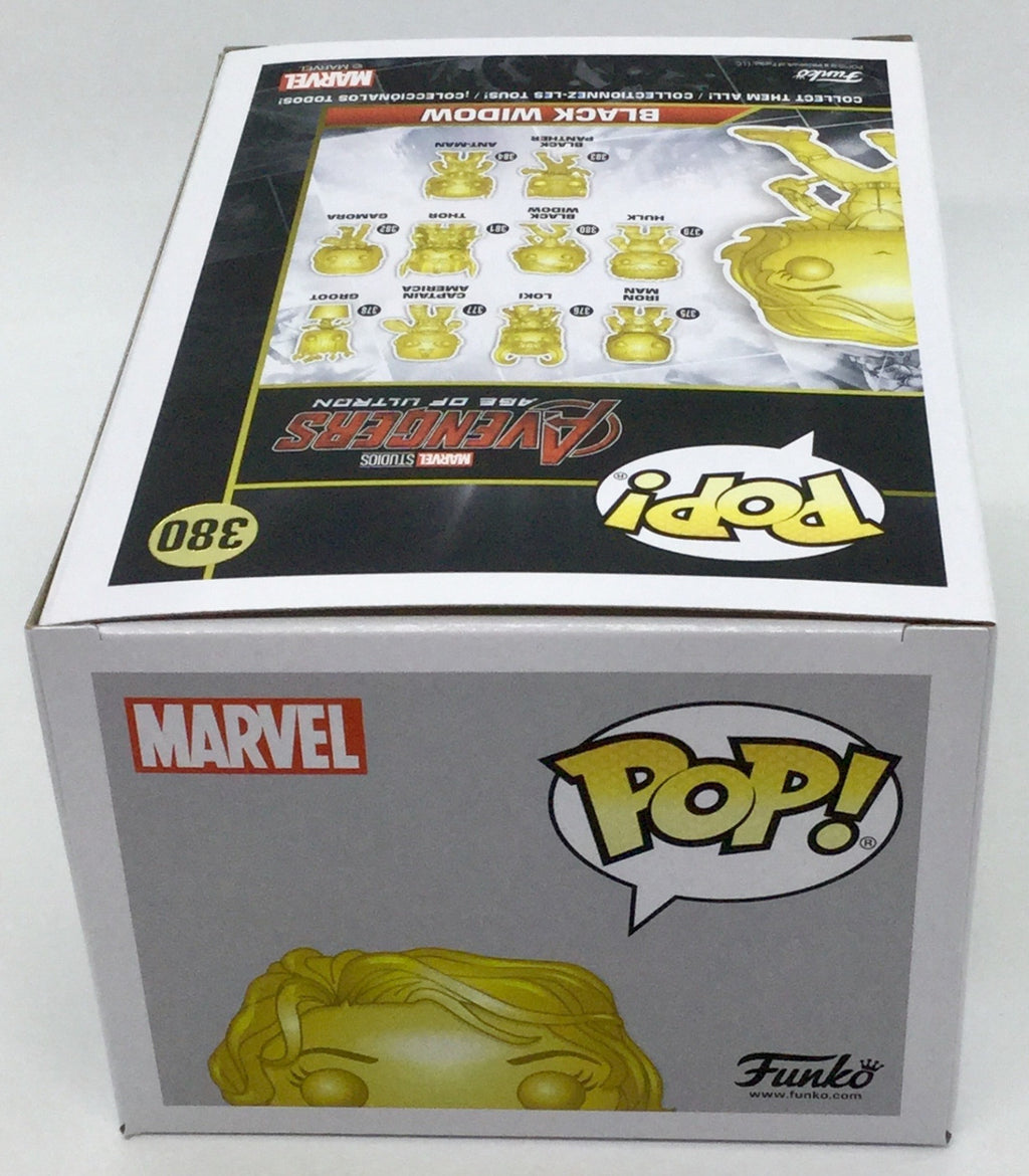 Black Widow #380 Gold Chrome Marvel Studio's 10th Anniversary Funko minor damage