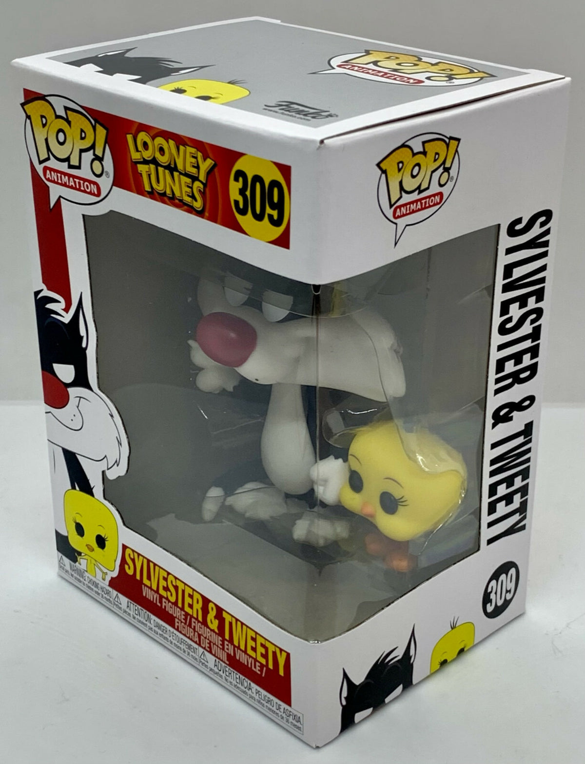 Sylvester and Tweety Pop #309 Looney Tunes Funko Pop Animation 2020 w/ Protector