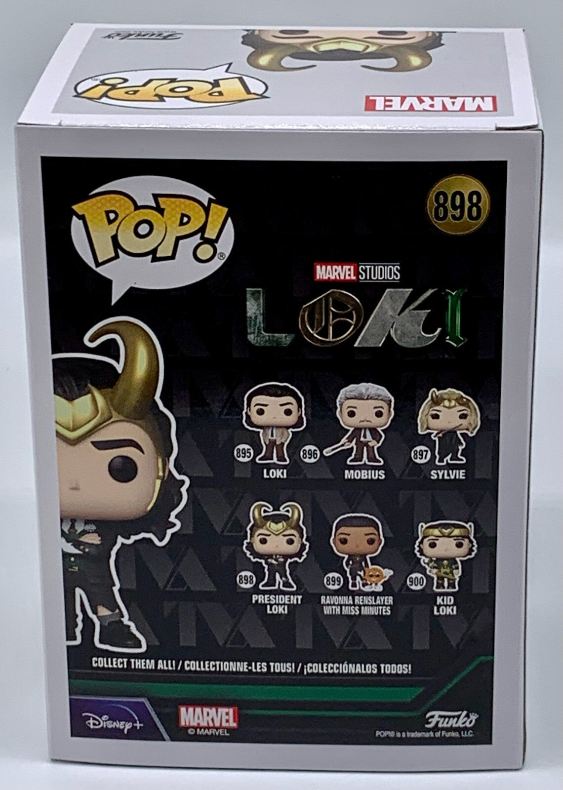 President Loki Pop #898 Marvel Studios Loki Funko Pop 2021 in Pop Protector
