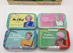 The Golden Girls Stay Golden Cheesecake Shaped Mints Collectible Tin Set of Four