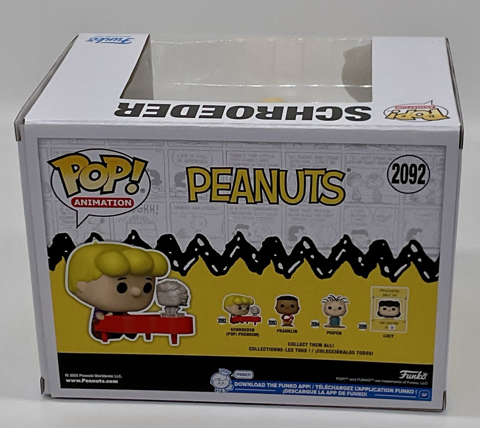 Peanuts Schroeder Playing Piano Pop #2092 Peanuts Funko Pop Premium 2025