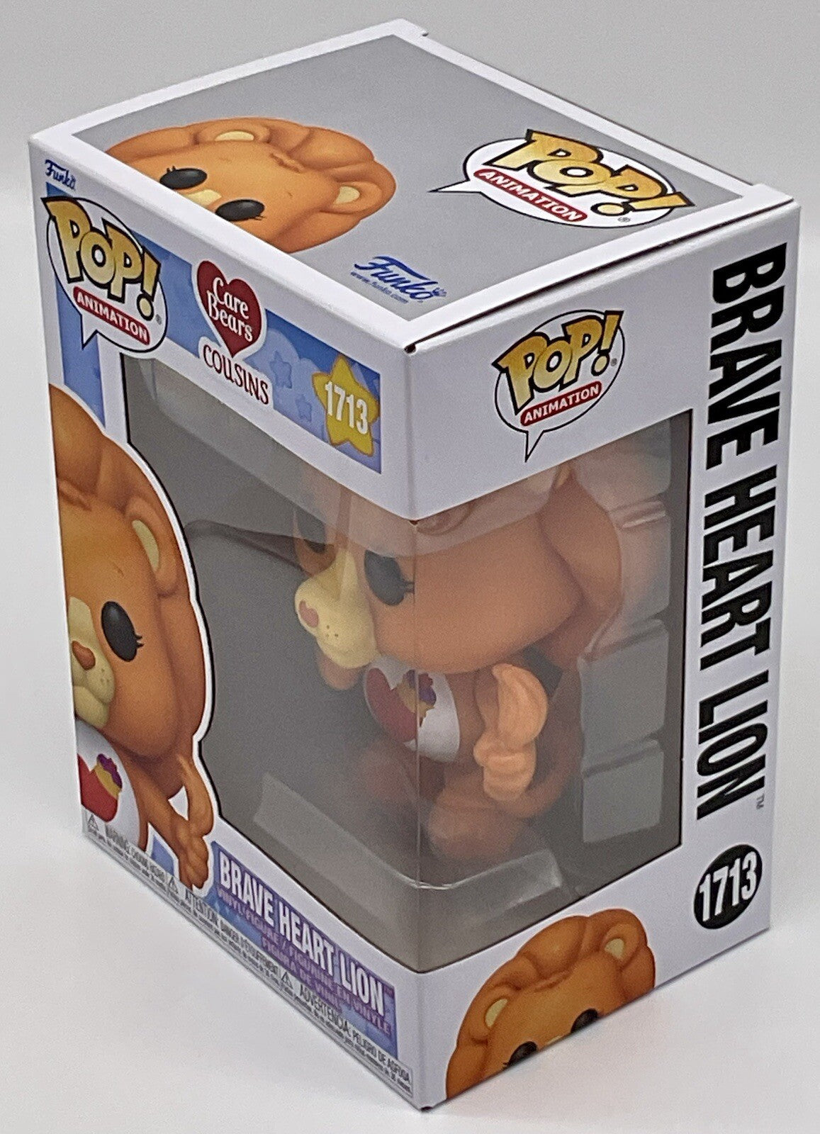 Brave Heart Lion Pop #1713 Care Bears Cousins Funko Pop Animation 2024