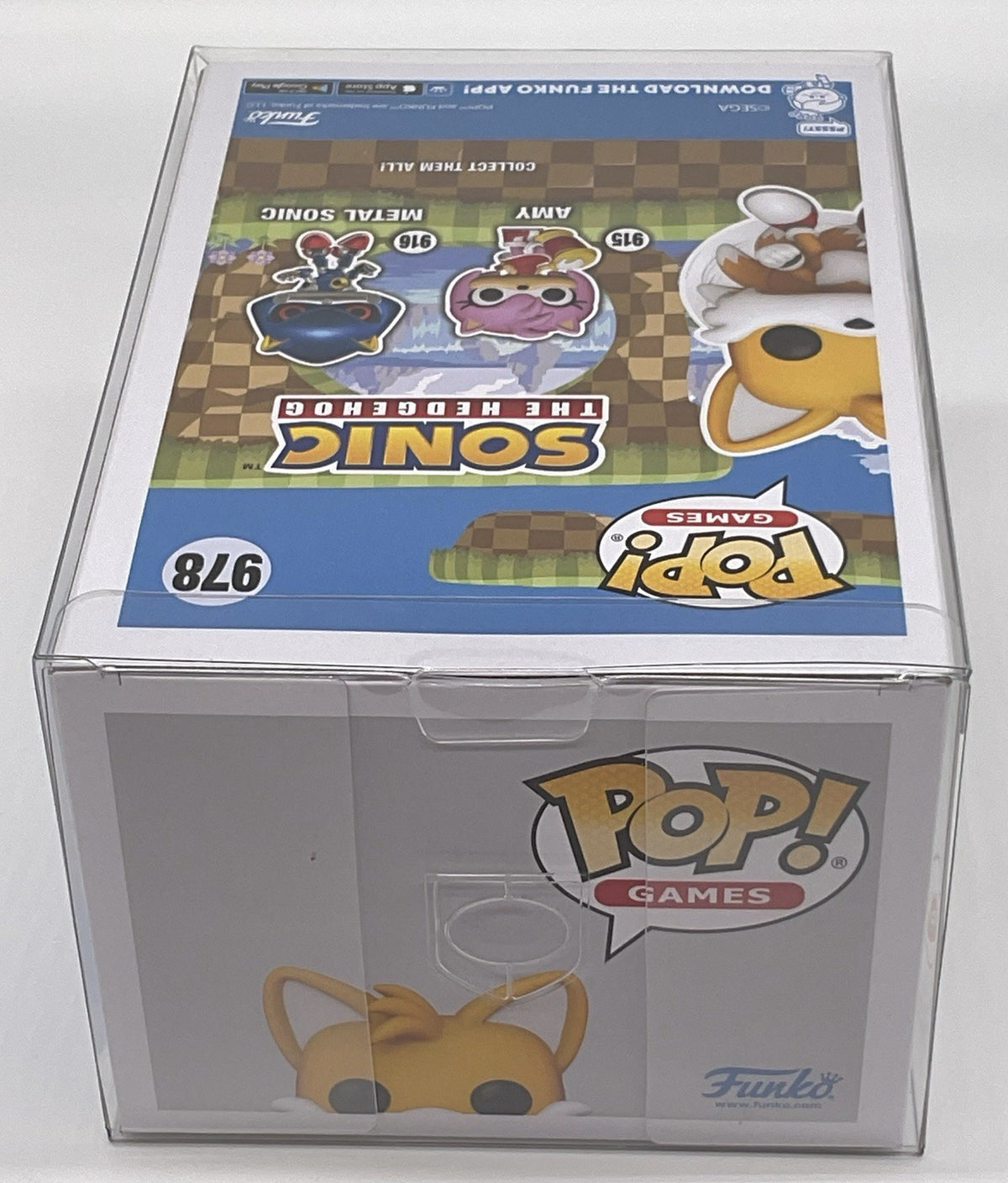 Tails Pop #978 Sonic the Hedgehog Funko Specialty Series 2025 with Pop Protector