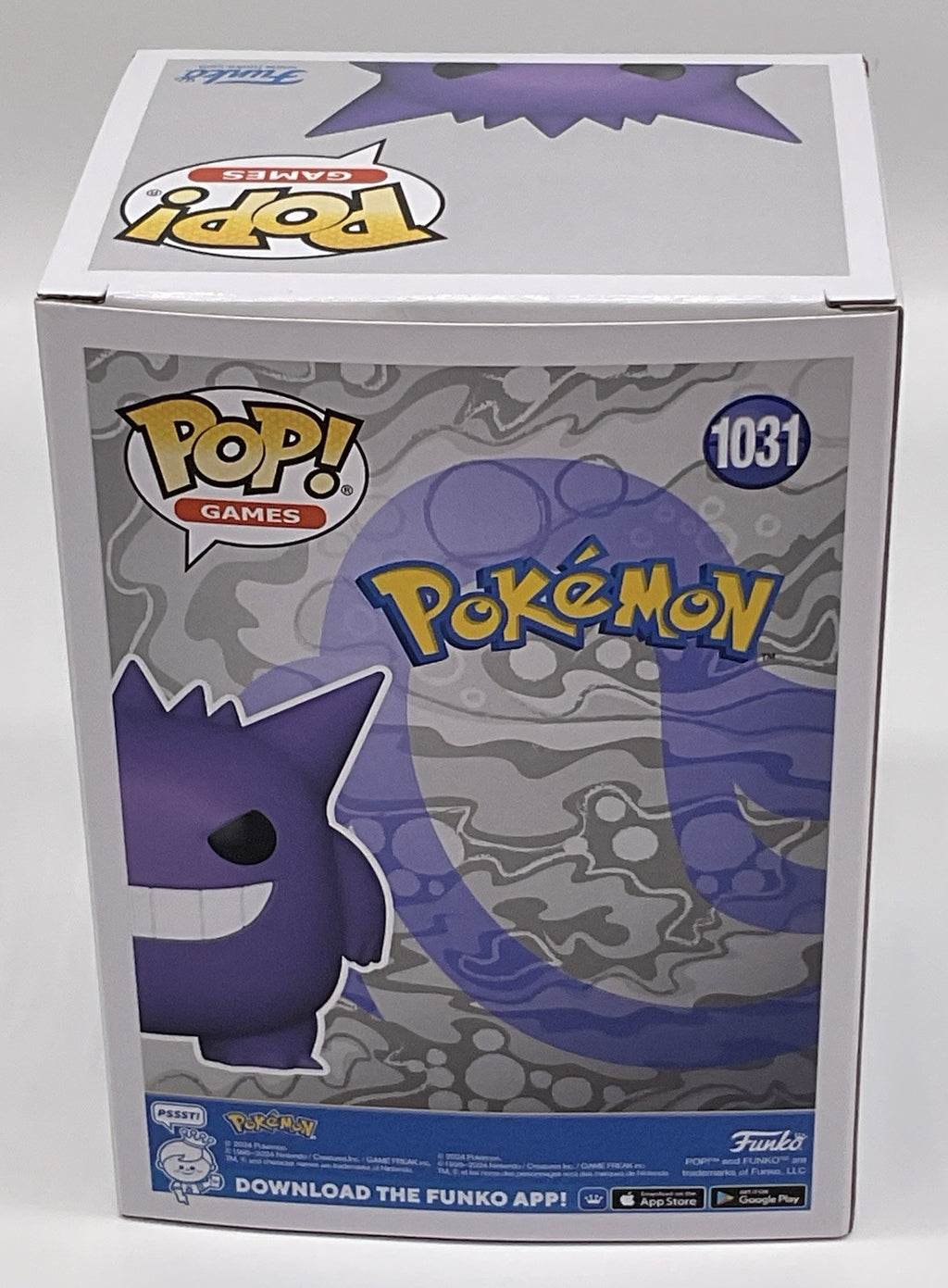 Gengar - Ectoplasma Pop #1031 Pokemon Funko Pop Games 2024 Gengar