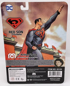 Red Son Superman 8” Action Figure MEGO 2021 DC World's Greatest Heroes