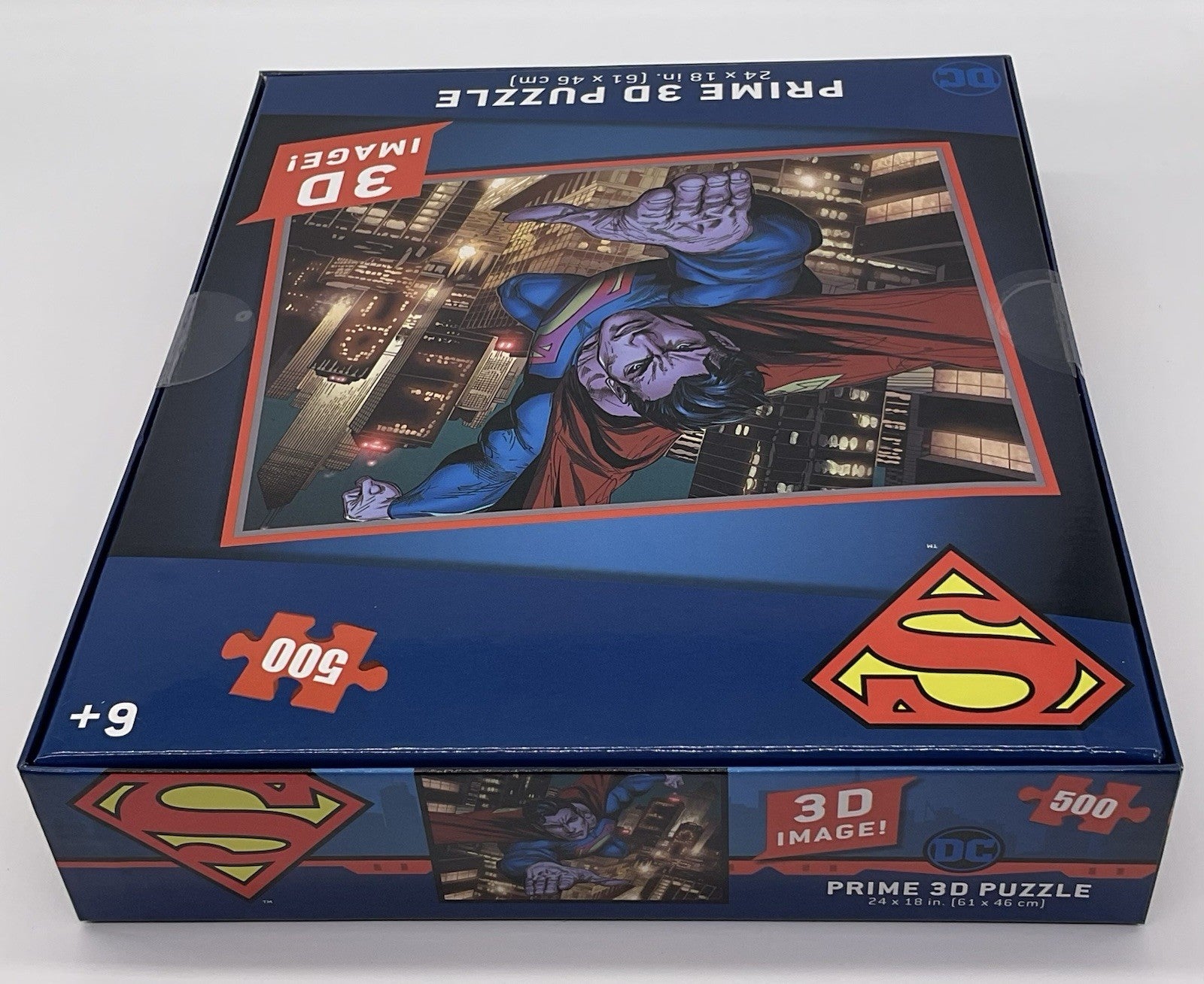 Superman Prime 3D Puzzle 500 Pieces DC 3D Image Superman