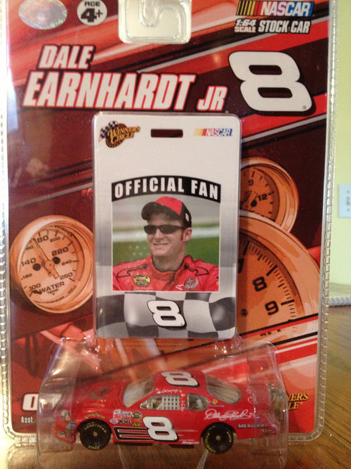2007 EARNHARDT JR #8 NASCAR WITH OFFICIAL FAN TAG - 1:64
