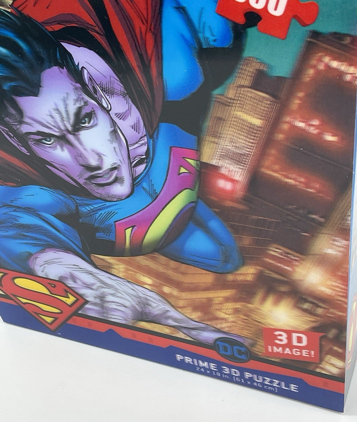 Superman Prime 3D Puzzle 500 Pieces DC 3D Image Superman