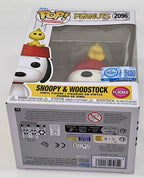 Peanuts Snoopy & Woodstock Pop #2096 Flocked Peanuts Funko Exclusive 2025