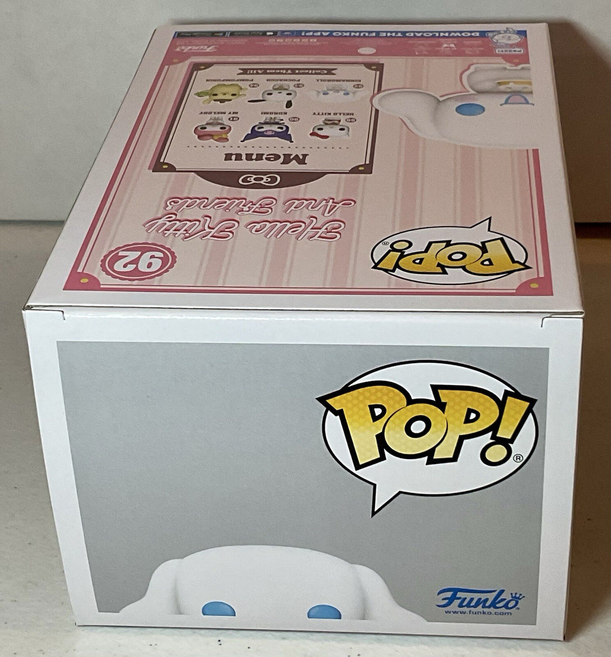 Cinnamoroll Pop #92 Hello Kitty And Friends Funko Pop 2024 Cinnamoroll with Cake