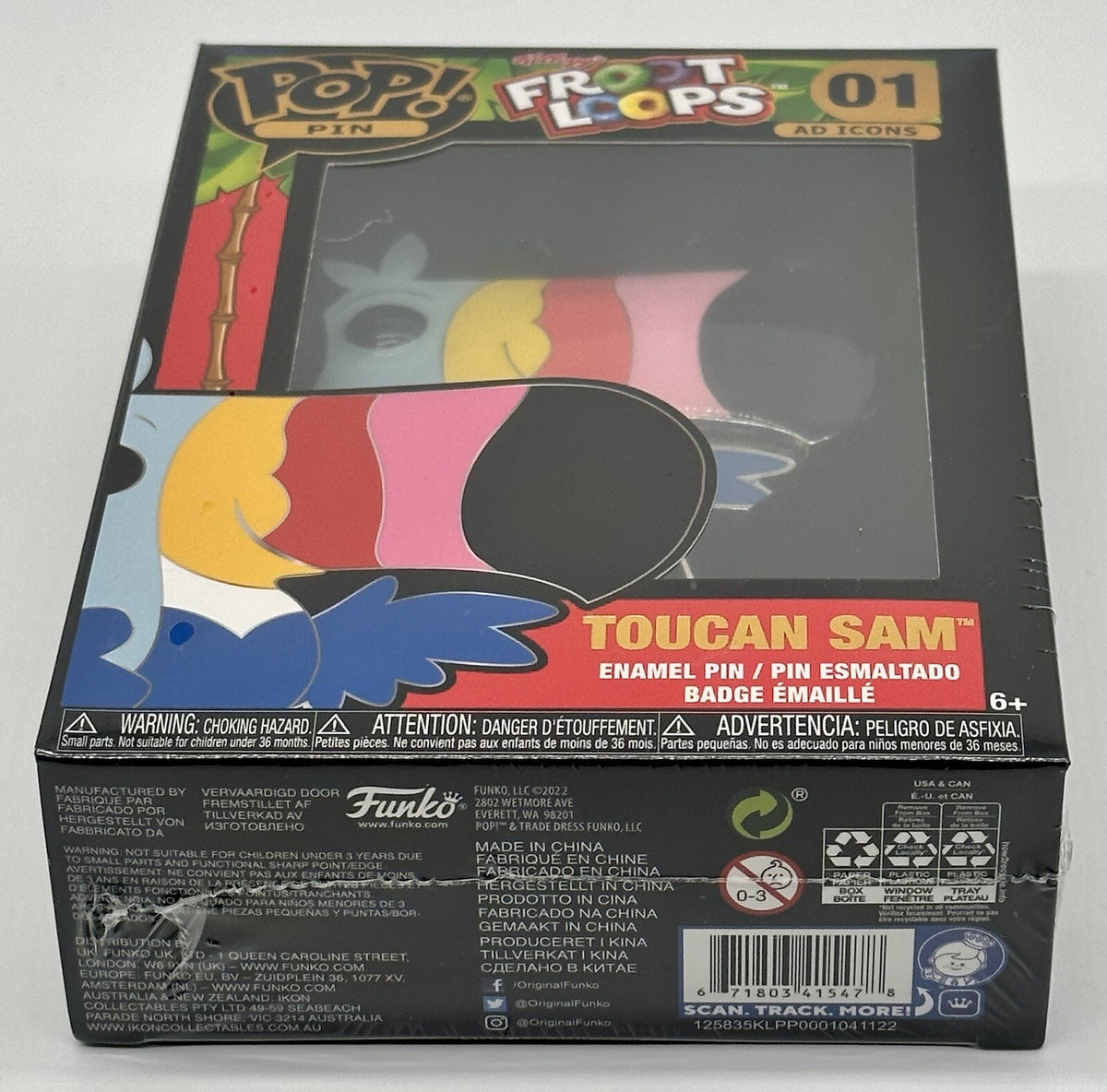 Toucan Sam Funko Pop Pin #01 Funko Ad Icons Kellogg’s Froot Loops 2022