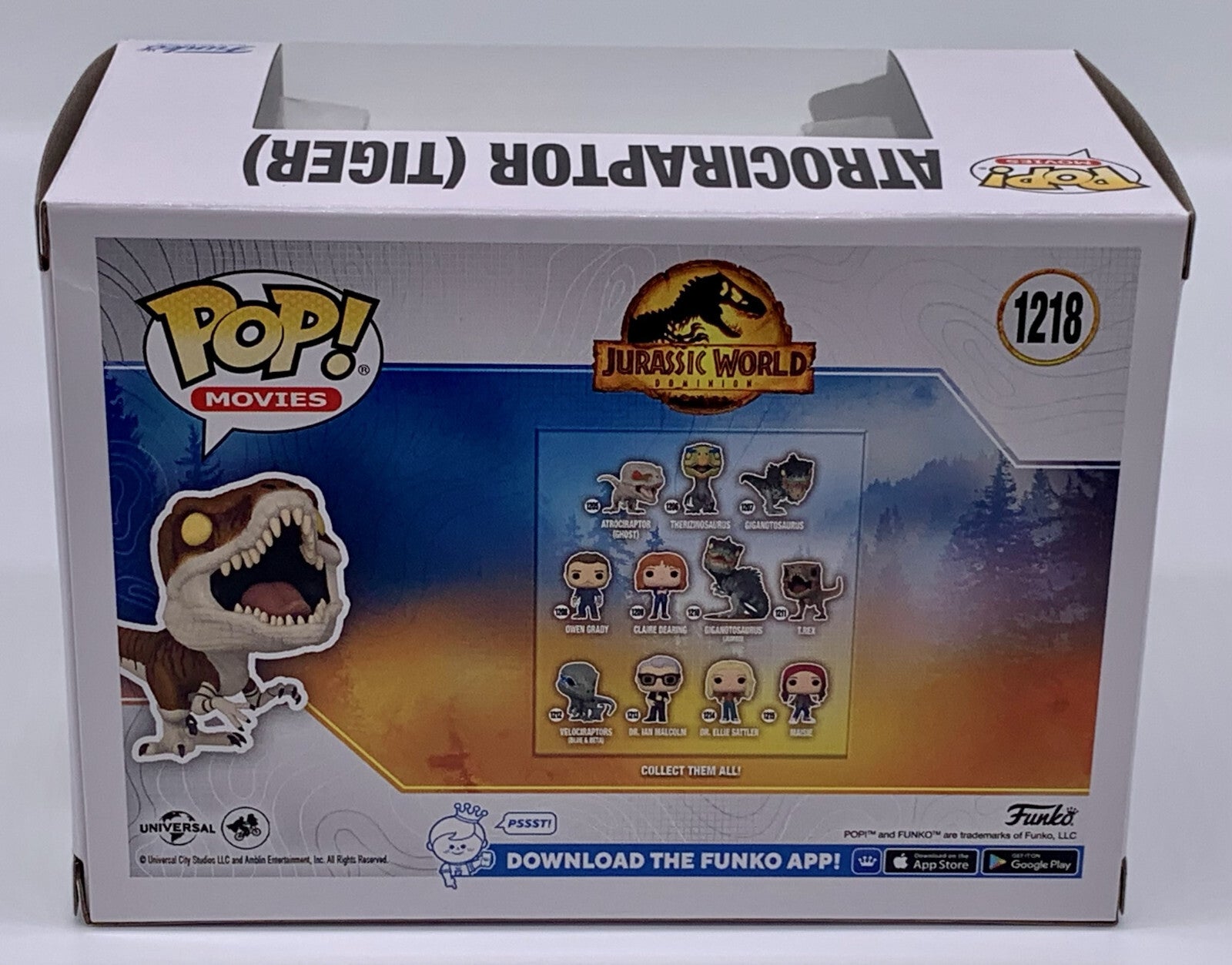 Atrociraptor (Tiger) Pop #1218 Funko Specialty Series Jurassic World Dinosaur
