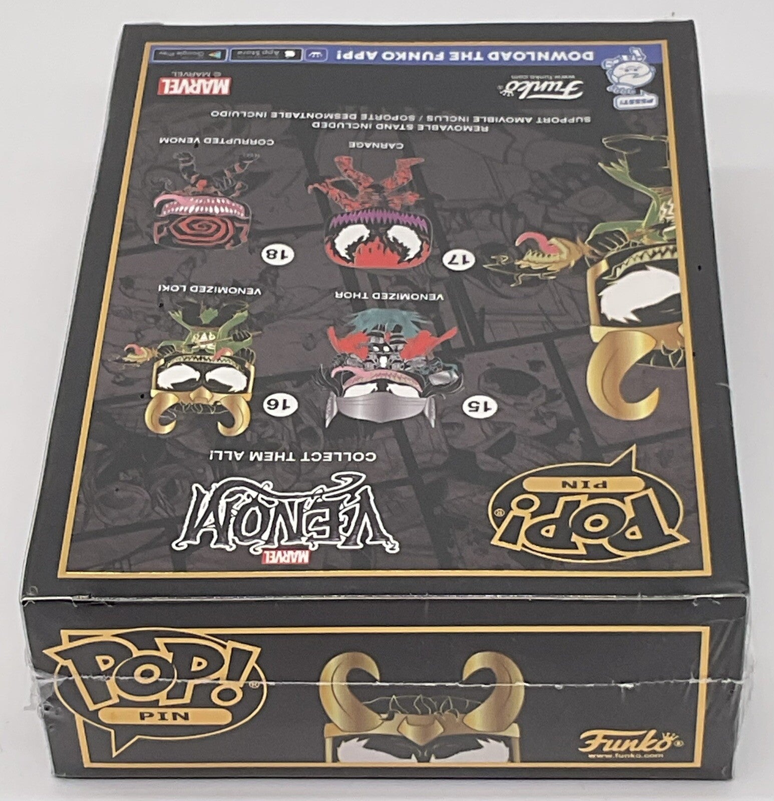 Venomized Loki Funko Pop Pin #16 Marvel Venom Funko 2021 Large Enamel Pin Loki