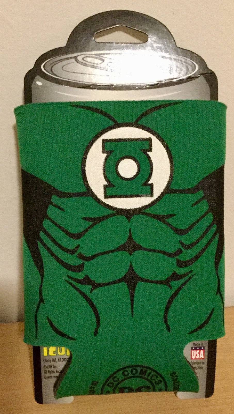 Green Lantern Character Can Hugger / DC Can Cooler DC Marvel