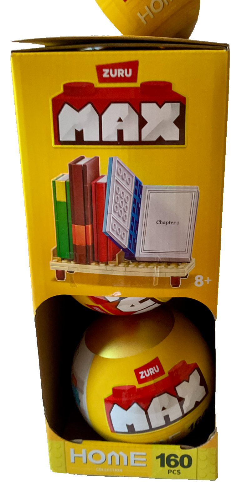 Max Home Books Build Brick 160 Pieces by Zuru Books on the Shelf Building Blocks