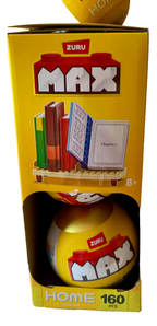 Max Home Books Build Brick 160 Pieces by Zuru Books on the Shelf Building Blocks