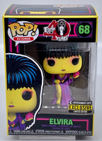 Elvira Pop #68 Black Light Elvira 40 Years Funko Pop Icons EE Exclusive 2022