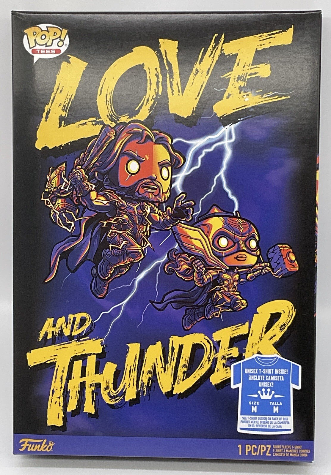 Funko Boxed Tee Thor Love & Thunder Marvel Size Medium Unisex