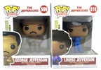 George Jefferson Pop #509 and Louise Jefferson Pop #510 Set Funko 2018 Vaulted