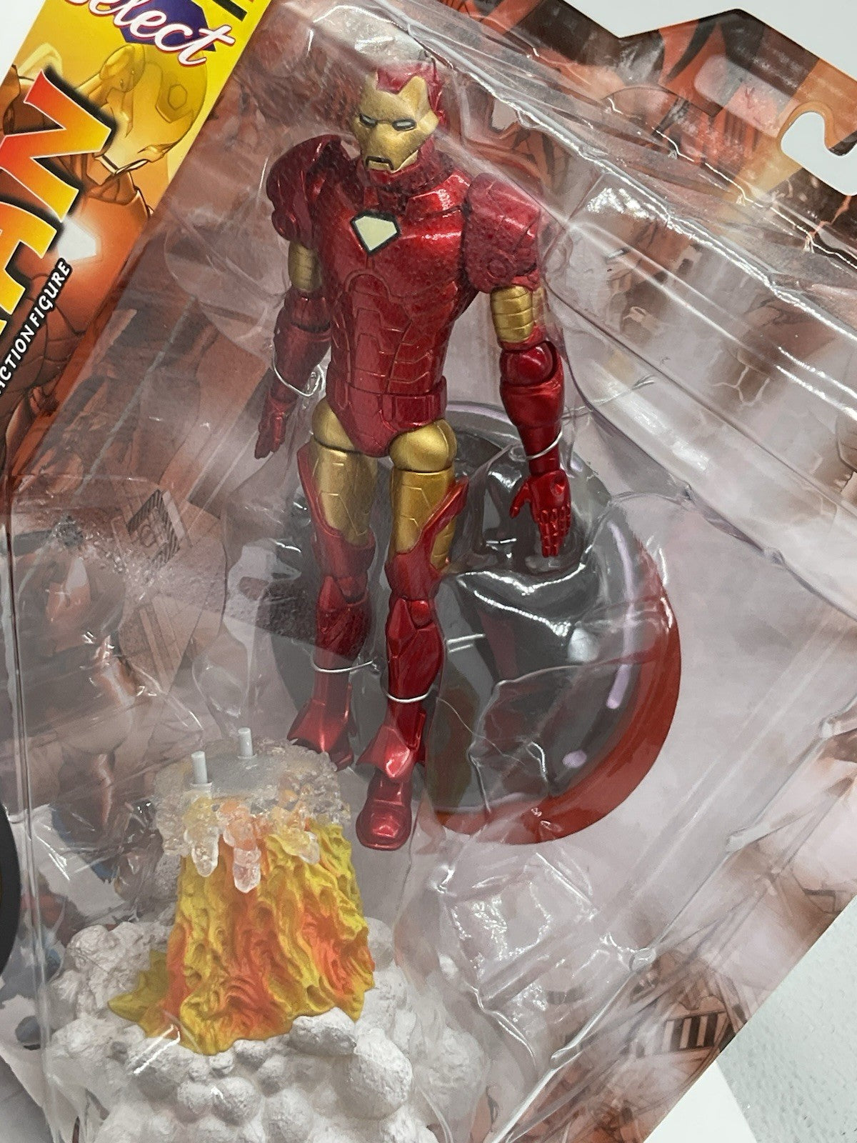 Marvel Select Iron Man Action Figure Diamond Select Toys Collector's Edit 7 inch
