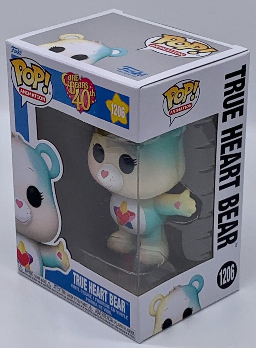 Care Bears 40th Anniversary True Heart Bear Pop #1206 Vinyl Figure Funko 2022