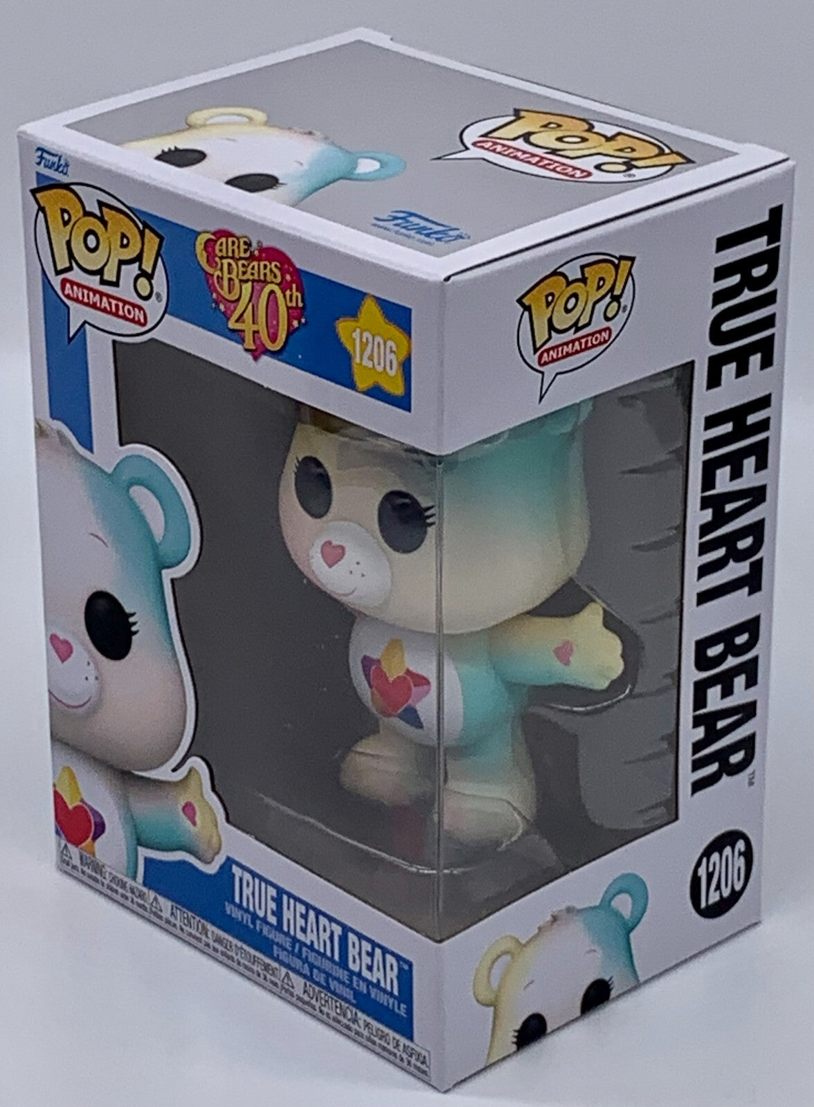Care Bears 40th Anniversary True Heart Bear Pop #1206 Vinyl Figure Funko 2022