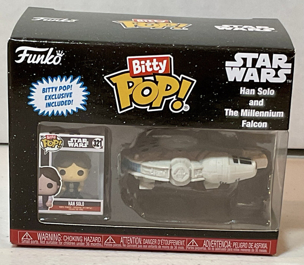 Han Solo And The Millennium Falcon Funko Bitty Pop 2024 Bitty Pop Exclusive