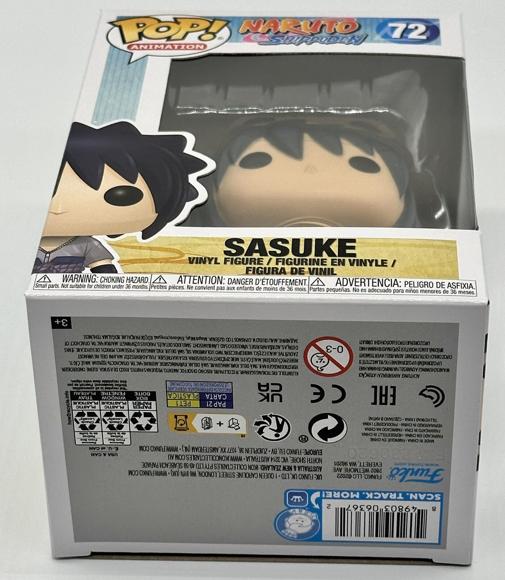 Sasuke Pop #72 Naruto Shippuden Funko Pop Animation 2022