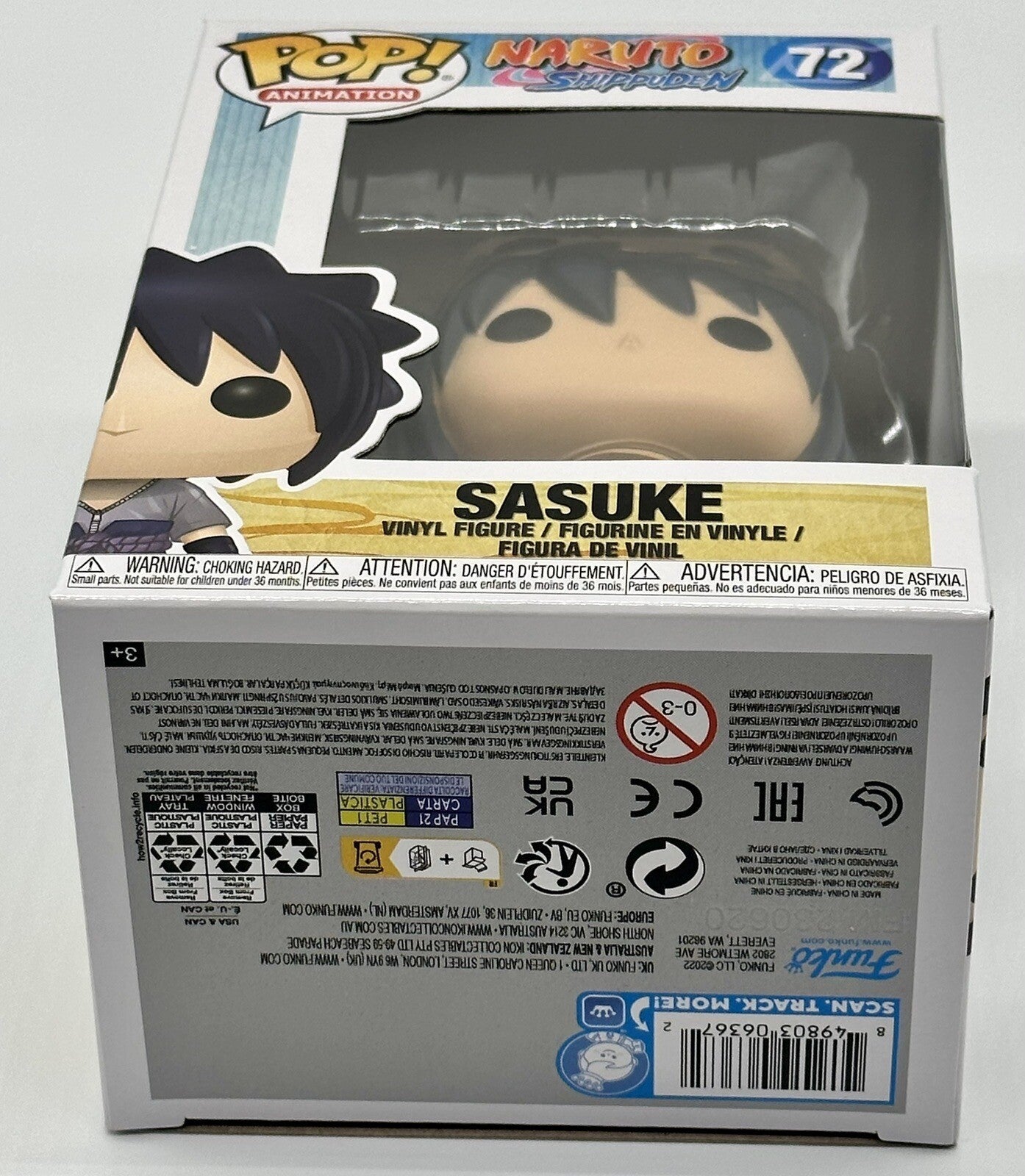 Sasuke Pop #72 Naruto Shippuden Funko Pop Animation 2022
