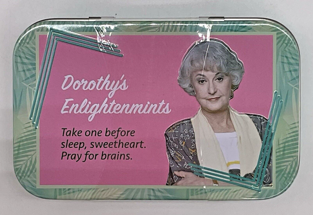 The Golden Girls Stay Golden Cheesecake Shaped Mints Collectible Tin Set of Four