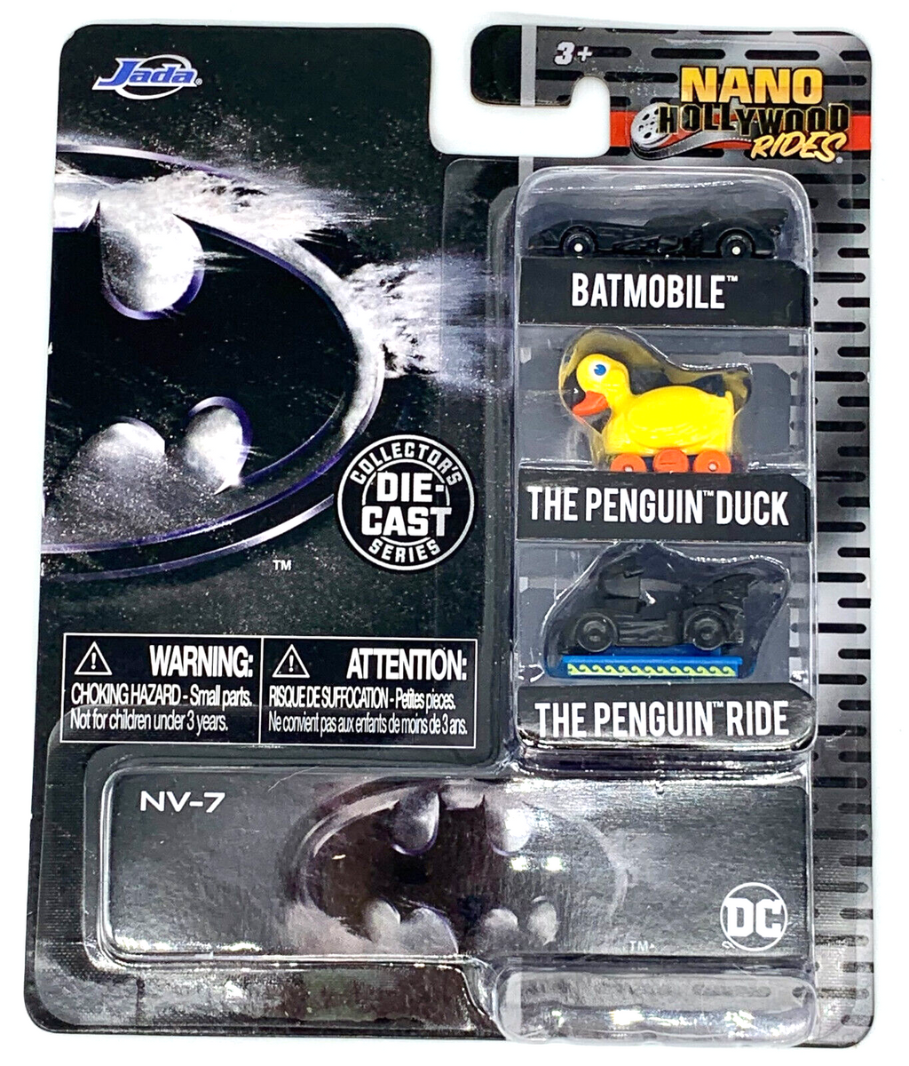 Nano Hollywood Rides Batman DC Collectors Die Cast Series 3 vehicle pack 2021