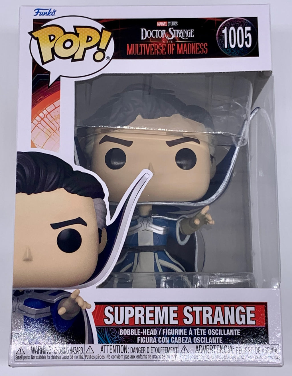 Doctor Strange 3 piece Funko Pop Set Wong, Master Mordo and Supreme Strange 2022