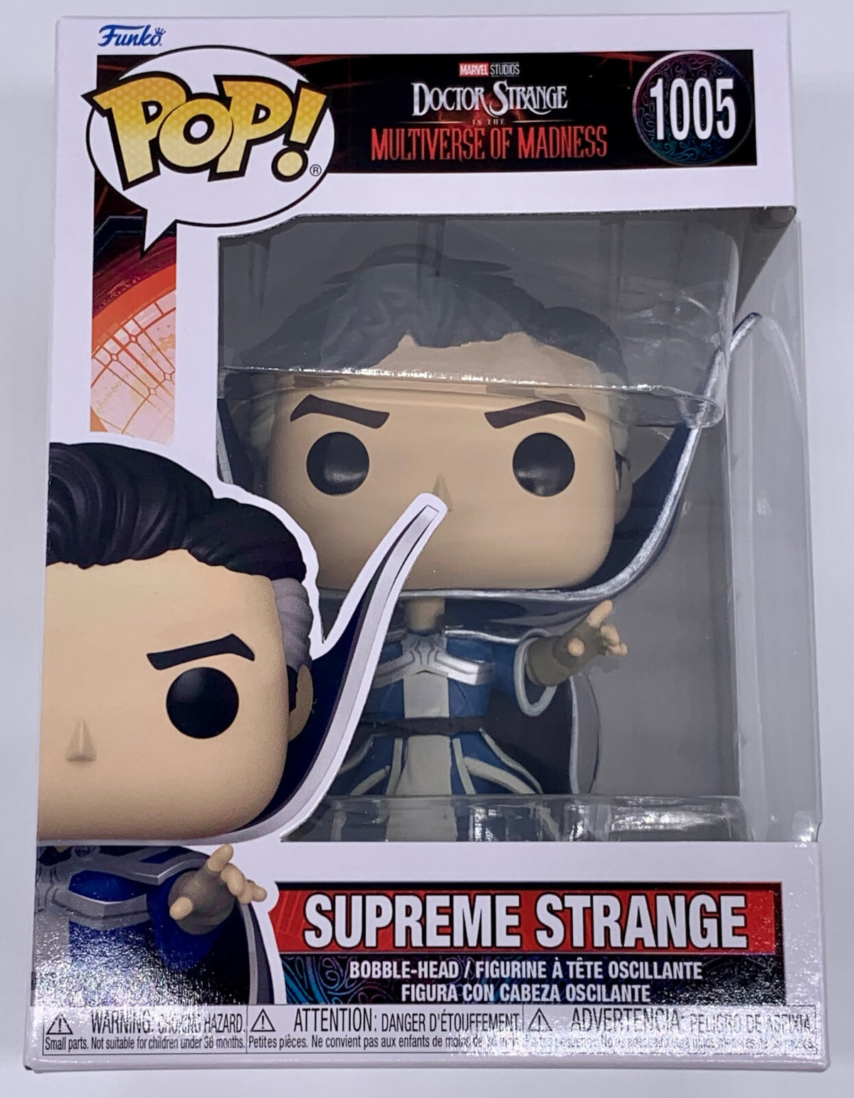 Doctor Strange 3 piece Funko Pop Set Wong, Master Mordo and Supreme Strange 2022