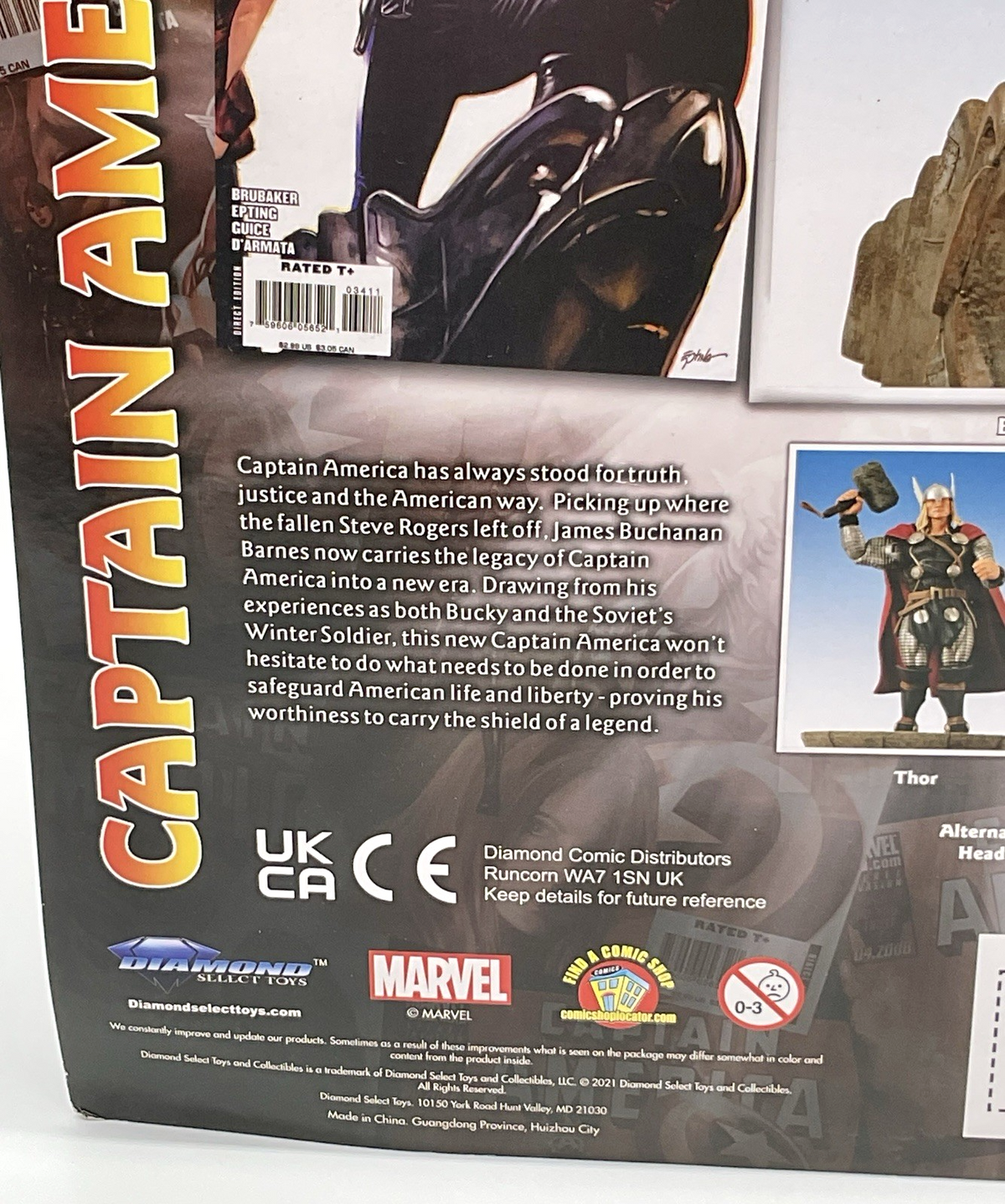 Captain America Marvel Select Action Figure 2021 Figure and Accessories