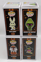 Looney Tunes Halloween 4 Piece Funko Pop Set 2024 Bugs, Marvin, Sylvester,Tweety